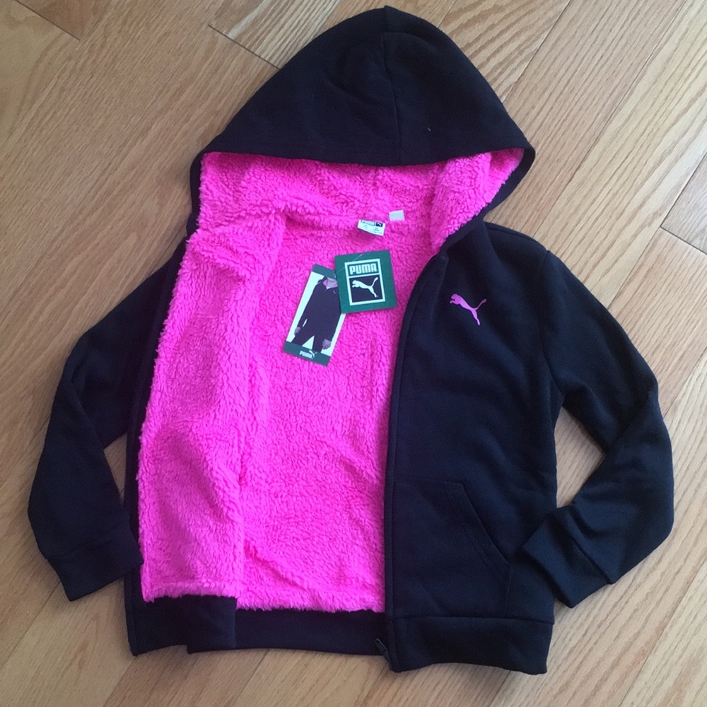 BNWT Puma Hoodie/Sweater - Sherpa Lined - Size M